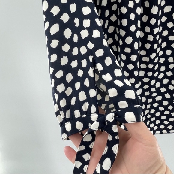 J. CREW Print Off Shoulder Top - Picture 6 of 11